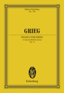 Piano Concerto A minor : Op. 16