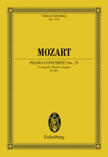 Piano Concerto No. 25 C major : K. 503