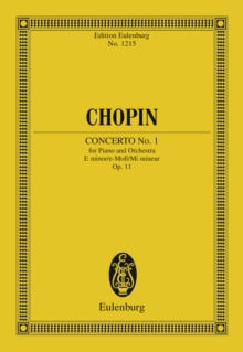 Piano Concerto No. 1 E minor : Op. 11