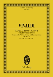 The Four Seasons : Concertos, Op. 8/1-4