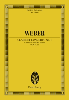 Clarinet Concerto No. 1 F minor : Op. 73