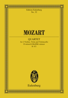 String Quartet D minor : KV 421