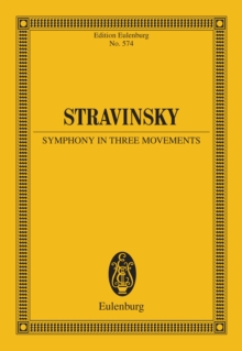 Symphony in three movements : for orchestra