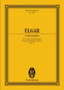 Concerto B minor : for Violin and Orchestra, Op. 61