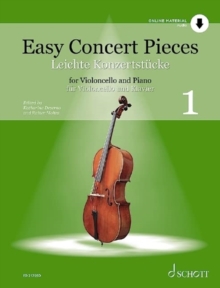 Easy Concert Pieces : Vol. 1. cello and piano.