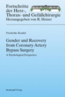 Gender and Recovery from Coronary Artery Bypass Surgery : A Psychological Perspective