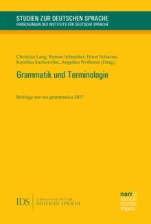 Grammatik und Terminologie : Beitrage zur ars grammatica 2017