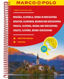 Croatia, Slovenia, Bosnia and Hercegovina Marco Polo Road Atlas, Paperback / softback Book Croatia, Slovenia, Bosnia and Hercegovina Marco Polo Road Atlas, Paperback / softback Book