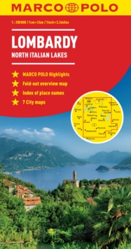Lombardy Marco Polo Map (North Italian Lakes), Sheet map, folded Book Lombardy Marco Polo Map (North Italian Lakes), Sheet map, folded Book