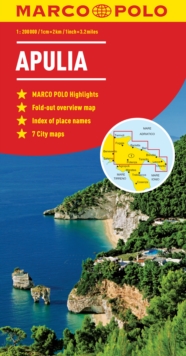 Apulia (Puglia) Italy Marco Polo Map, Sheet map, folded Book Apulia (Puglia) Italy Marco Polo Map, Sheet map, folded Book