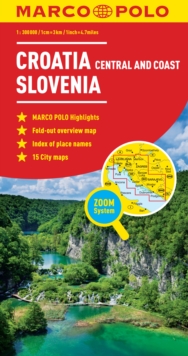Croatia / Slovenia Marco Polo Map, Sheet map, folded Book Croatia / Slovenia Marco Polo Map, Sheet map, folded Book
