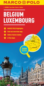 Belgium and Luxembourg Marco Polo Map, Sheet map, folded Book Belgium and Luxembourg Marco Polo Map, Sheet map, folded Book