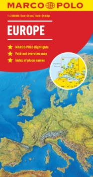 Europe Marco Polo Map, Sheet map, folded Book Europe Marco Polo Map, Sheet map, folded Book