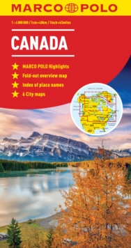 Canada Marco Polo Map, Sheet map, folded Book Canada Marco Polo Map, Sheet map, folded Book