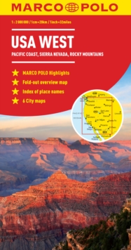 USA West Marco Polo Map, Sheet map, folded Book USA West Marco Polo Map, Sheet map, folded Book