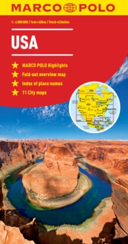 USA Map, Sheet map, folded Book USA Map, Sheet map, folded Book