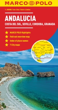 Andalusia, Costa Del Sol, Seville, Cordoba, Granada Marco Polo Map, Sheet map, folded Book Andalusia, Costa Del Sol, Seville, Cordoba, Granada Marco Polo Map, Sheet map, folded Book