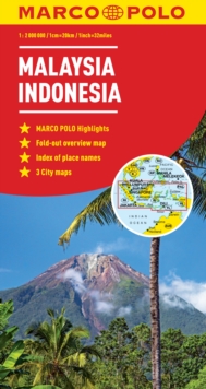 Malaysia, Indonesia Map, Sheet map, folded Book Malaysia, Indonesia Map, Sheet map, folded Book