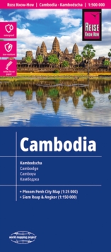 Cambodia (1:500.000) : inc Phnom Penh City map and Siem Reap/Angkor