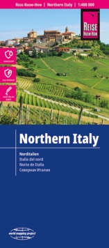 Northern Italy Map : 1:400,000 scale