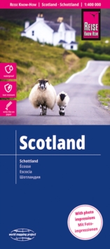 Scotland Map : 1:400,000 scale waterproof and tear resistant