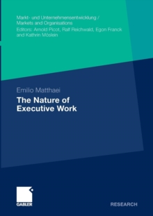 The Nature of Executive Work