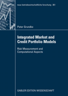 Integrated Market and Credit Portfolio Models : Risk Measurement and Computational Aspects