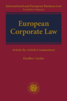 European Corporate Law : Article-by-Article Commentary