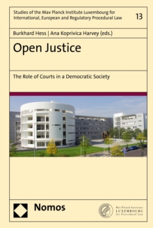 Open Justice : The Role of Courts in a Democratic Society