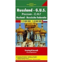 Russia - CIS Road Map 1:2 000 000 - 1:8 000 000