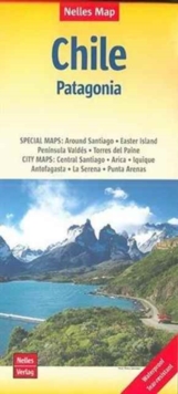 Chile / Patagonia Easter Island-Santiago, Sheet map, folded Book Chile / Patagonia Easter Island-Santiago, Sheet map, folded Book