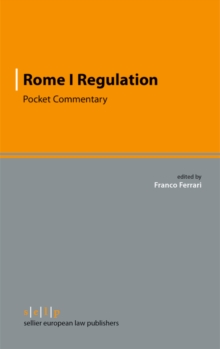 Rome I Regulation : Pocket Commentary