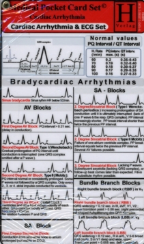 Cardiac Arrhythmia and ECG - Medical Pocket Card Set, Cards Book Cardiac Arrhythmia and ECG - Medical Pocket Card Set, Cards Book