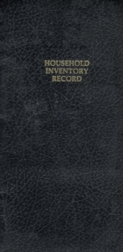 Robert Frank : Household Inventory Record, Paperback / softback Book Robert Frank : Household Inventory Record, Paperback / softback Book