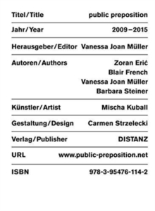 Mischa Kuball : Public Preposition, Hardback Book Mischa Kuball : Public Preposition, Hardback Book
