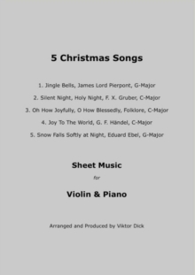 5 Christmas Songs Sheet Music for Violin & Piano : Christmas Sheet Music for Violin and Piano