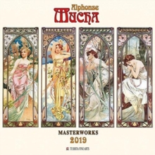 Alphonse Mucha Masterworks 2019, Calendar Book Alphonse Mucha Masterworks 2019, Calendar Book