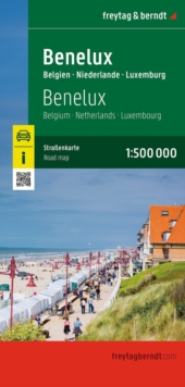 Benelux Road Map : Belgium - Netherlands - Luxembourg