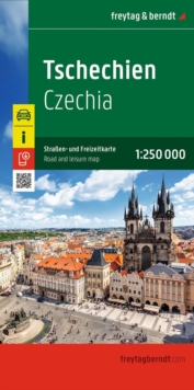 Czechia Road and Leisure Map : 1:250,000