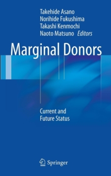 Marginal Donors : Current and Future Status, Hardback Book Marginal Donors : Current and Future Status, Hardback Book
