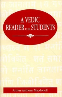 A Vedic Reader for Students, Hardback Book A Vedic Reader for Students, Hardback Book