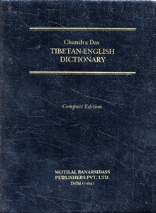Tibetan-English Dictionary, Paperback Book Tibetan-English Dictionary, Paperback Book