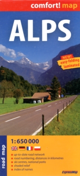 comfort! map Alps, Sheet map Book comfort! map Alps, Sheet map Book