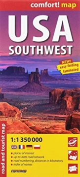 comfort! map USA Southwest, Sheet map Book comfort! map USA Southwest, Sheet map Book