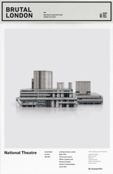 BRUTAL LONDON NATIONAL THEATRE, Book BRUTAL LONDON NATIONAL THEATRE, Book