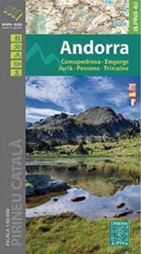 Andorra - Comapedrosa - Engorgs - Juclar - Pessons - Tristai, Sheet map, folded Book Andorra - Comapedrosa - Engorgs - Juclar - Pessons - Tristai, Sheet map, folded Book