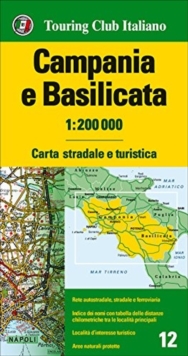 Campania / Basilicata, Sheet map, folded Book Campania / Basilicata, Sheet map, folded Book