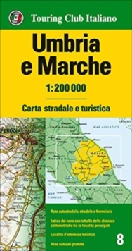 Umbria / Marche, Sheet map, folded Book Umbria / Marche, Sheet map, folded Book
