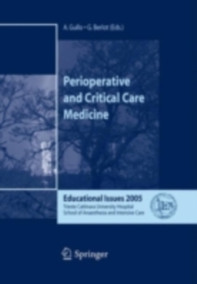 Perioperative and Critical Care Medicine : Educational Issues 2005