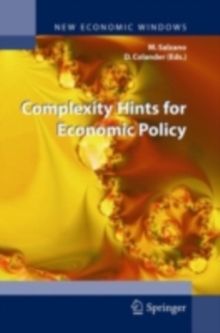 Complexity Hints for Economic Policy